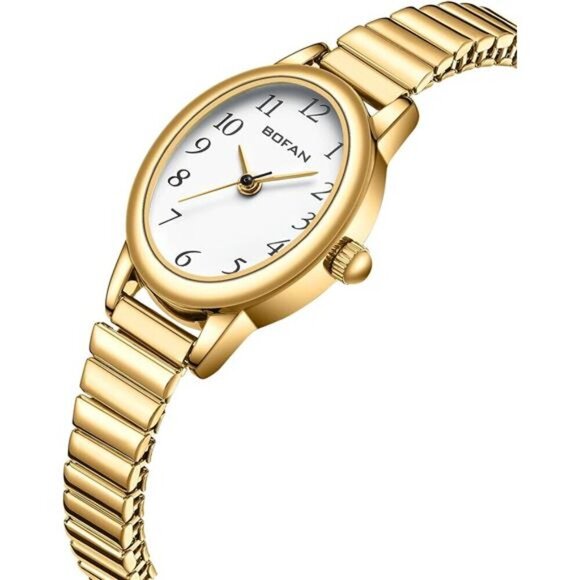 Easy Read Ladies Quartz Wrist Watches with Stainless Steel Expansion main image 6